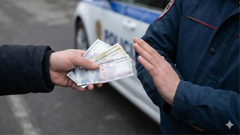 Քաղաքացուն մեղադրանք է ներկայացվել պարեկային ծառայողին կաշառք տալու համար