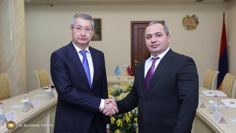Արագ լուծումներ են տրվում տարբեր հարցերի. ՔԿ նախագահն ու ՀՀ-ում Ղազախստանի դեսպանը հանդիպում են ունեցել